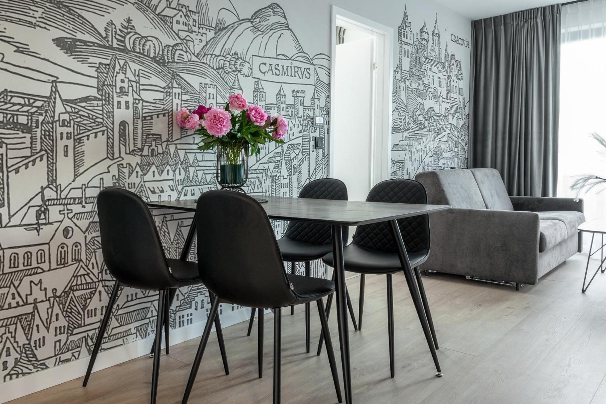 Inpoint Apartments G15 Near Old Town & Kazimierz District & Parking Option Krakow Bilik gambar